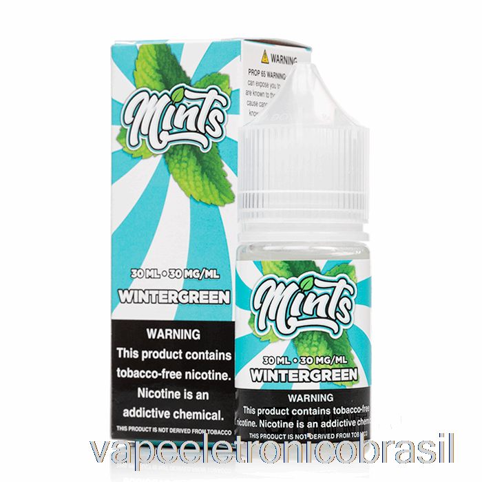 Vape Recarregável Sais De Gaultéria - Mentas Vape Co - 30ml 30mg